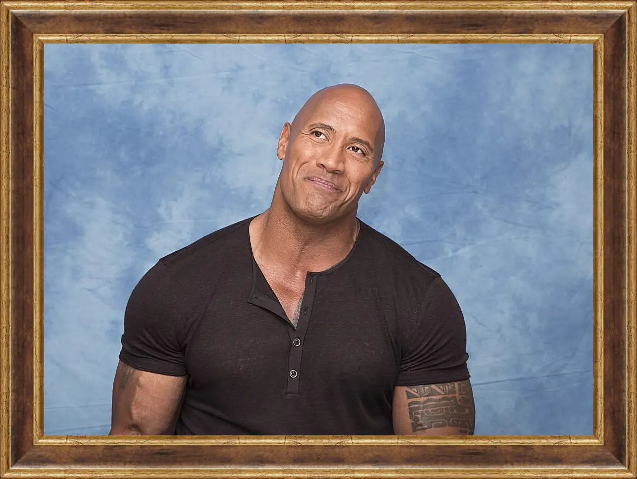 Картина в раме - Dwayne Douglas Johnson. Дуэйн Джонсон (Скала)