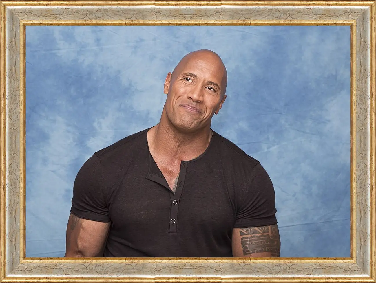 Картина в раме - Dwayne Douglas Johnson. Дуэйн Джонсон (Скала)