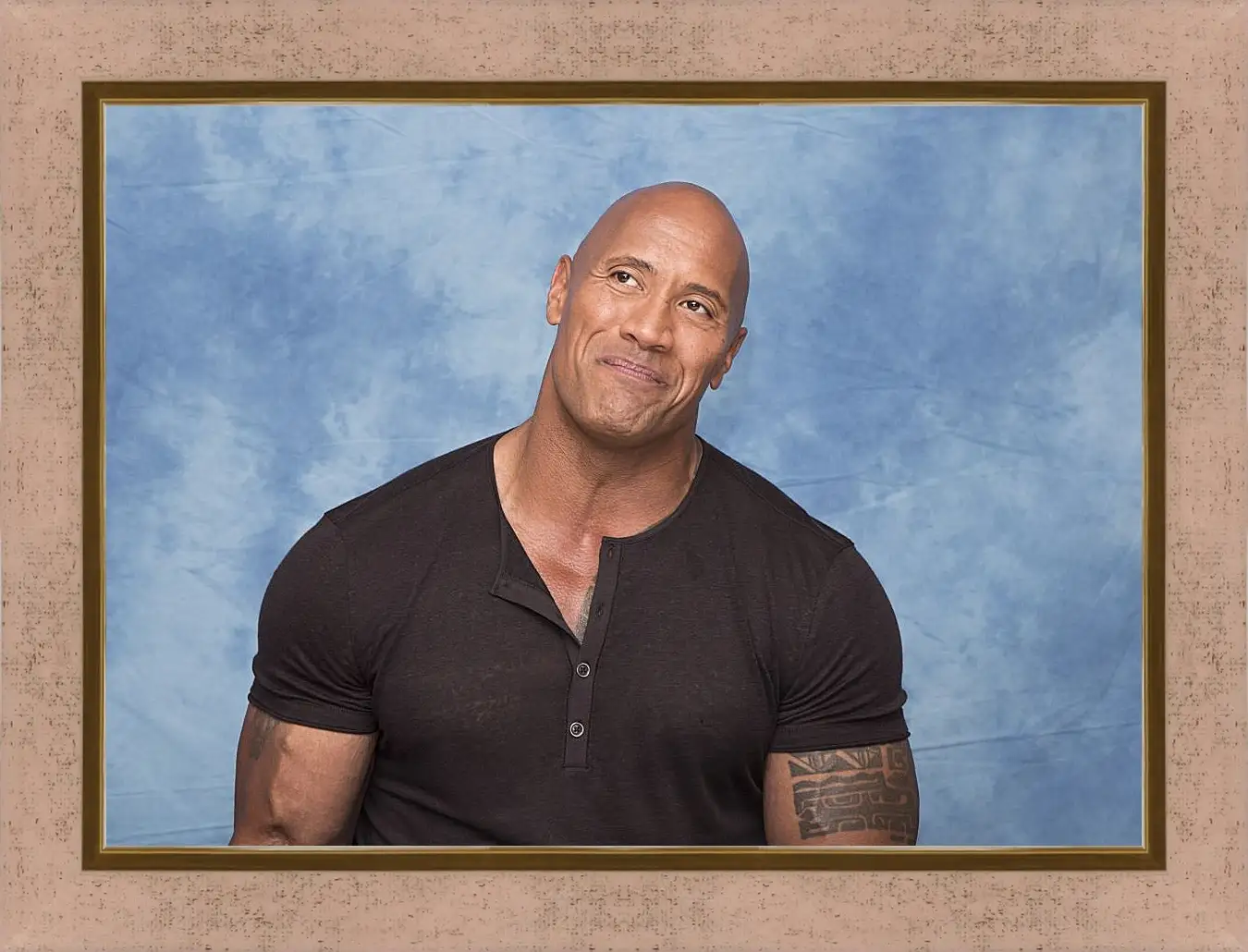 Картина в раме - Dwayne Douglas Johnson. Дуэйн Джонсон (Скала)