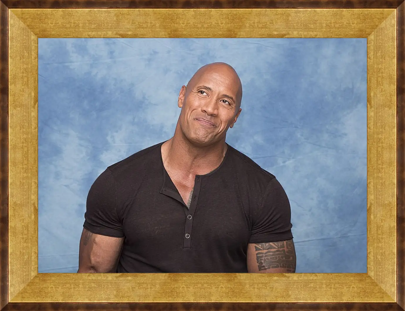 Картина в раме - Dwayne Douglas Johnson. Дуэйн Джонсон (Скала)