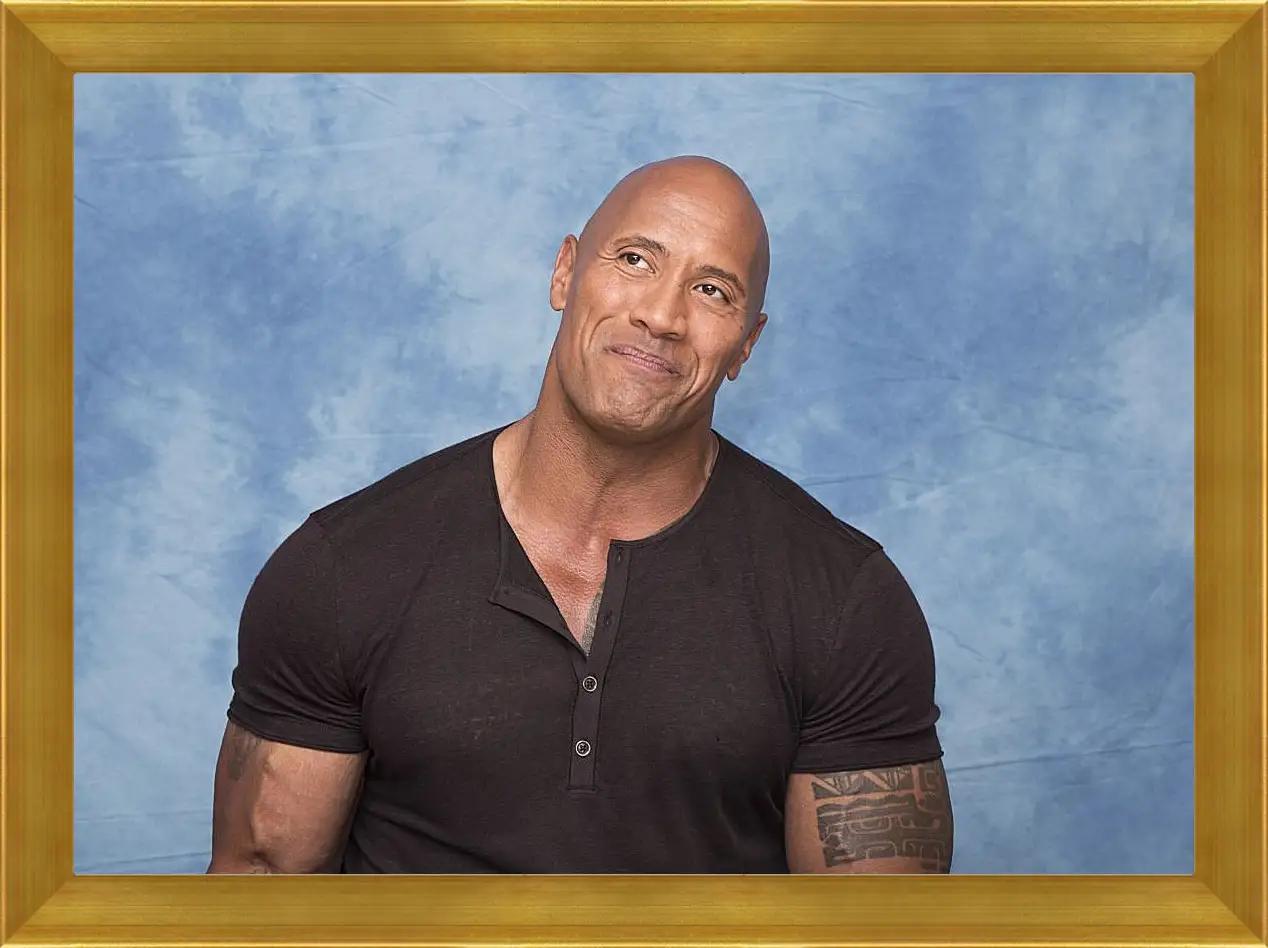 Картина в раме - Dwayne Douglas Johnson. Дуэйн Джонсон (Скала)