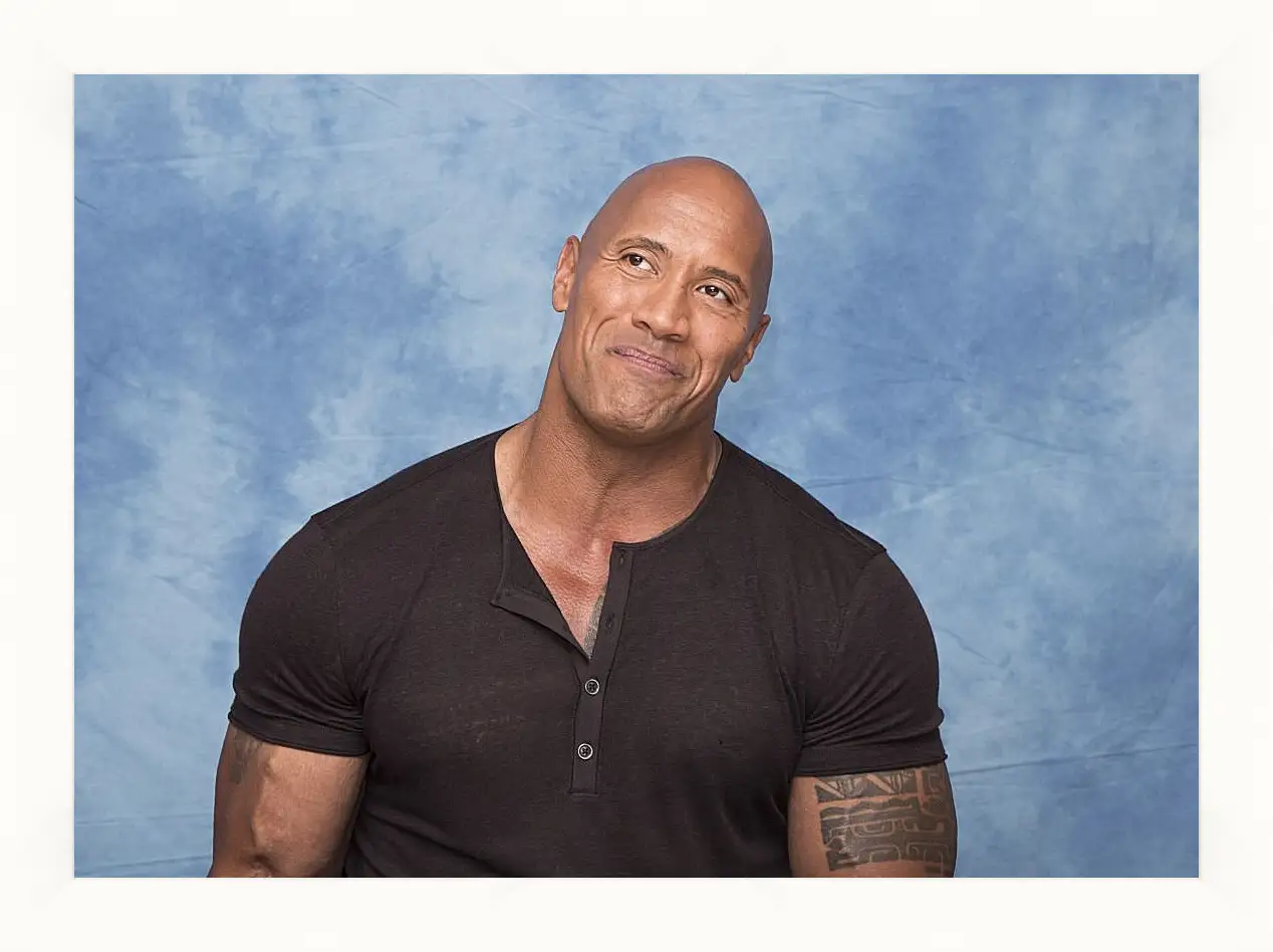 Картина в раме - Dwayne Douglas Johnson. Дуэйн Джонсон (Скала)