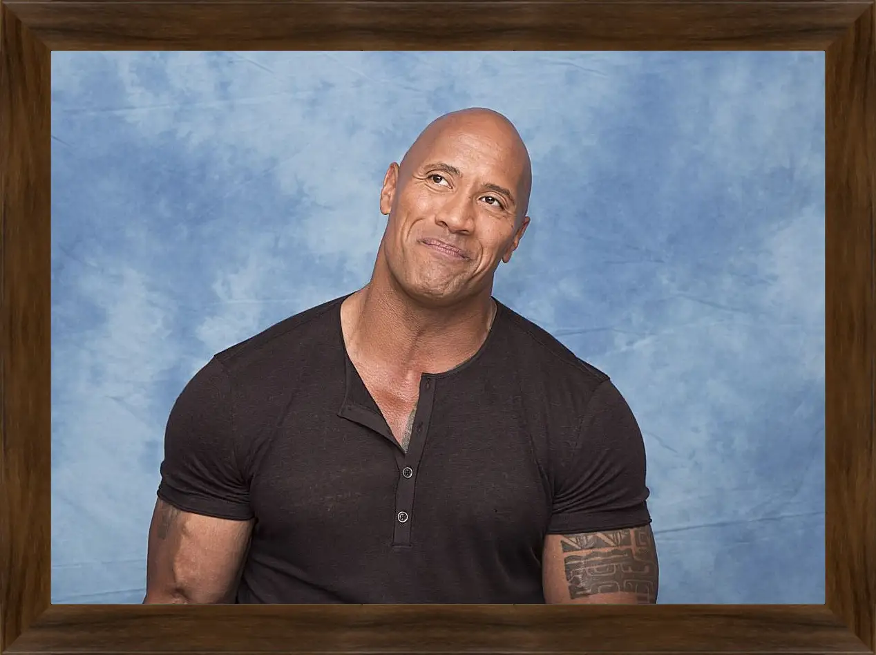 Картина в раме - Dwayne Douglas Johnson. Дуэйн Джонсон (Скала)