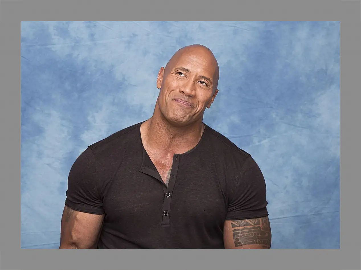 Картина в раме - Dwayne Douglas Johnson. Дуэйн Джонсон (Скала)