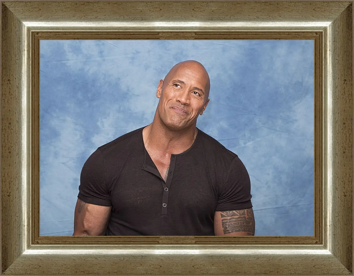 Картина в раме - Dwayne Douglas Johnson. Дуэйн Джонсон (Скала)