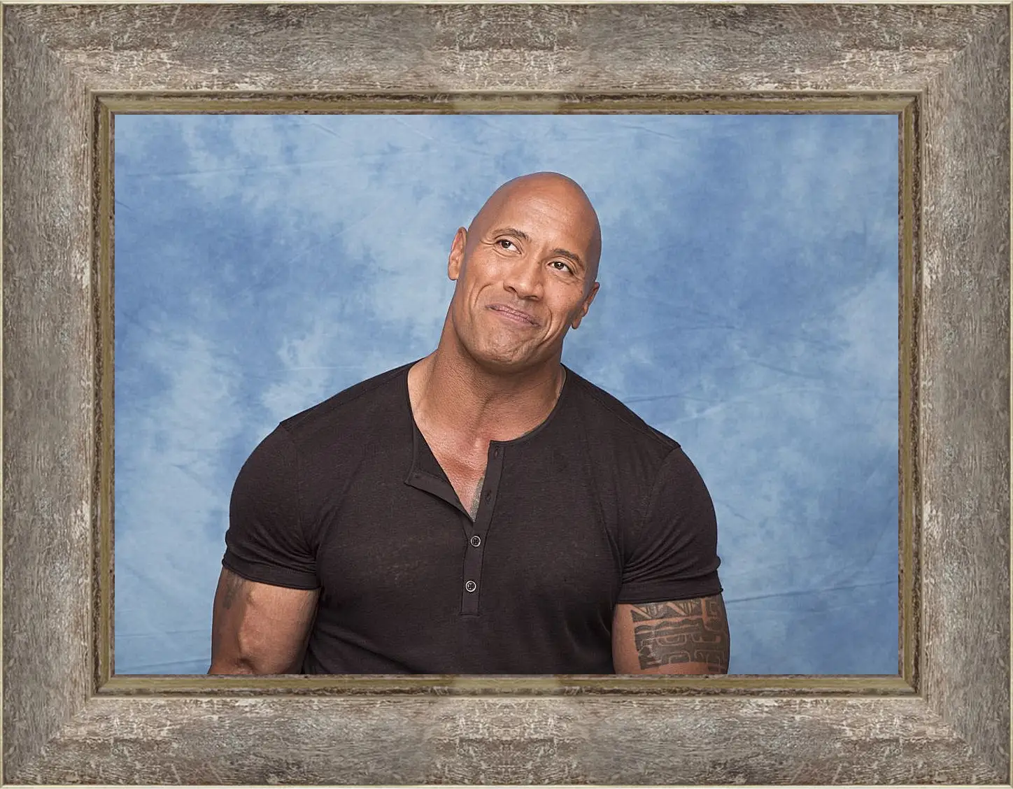 Картина в раме - Dwayne Douglas Johnson. Дуэйн Джонсон (Скала)