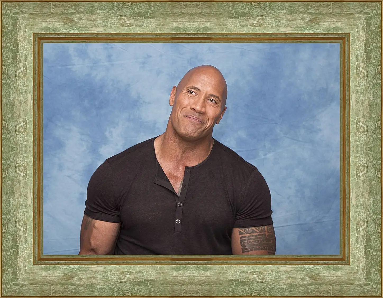 Картина в раме - Dwayne Douglas Johnson. Дуэйн Джонсон (Скала)
