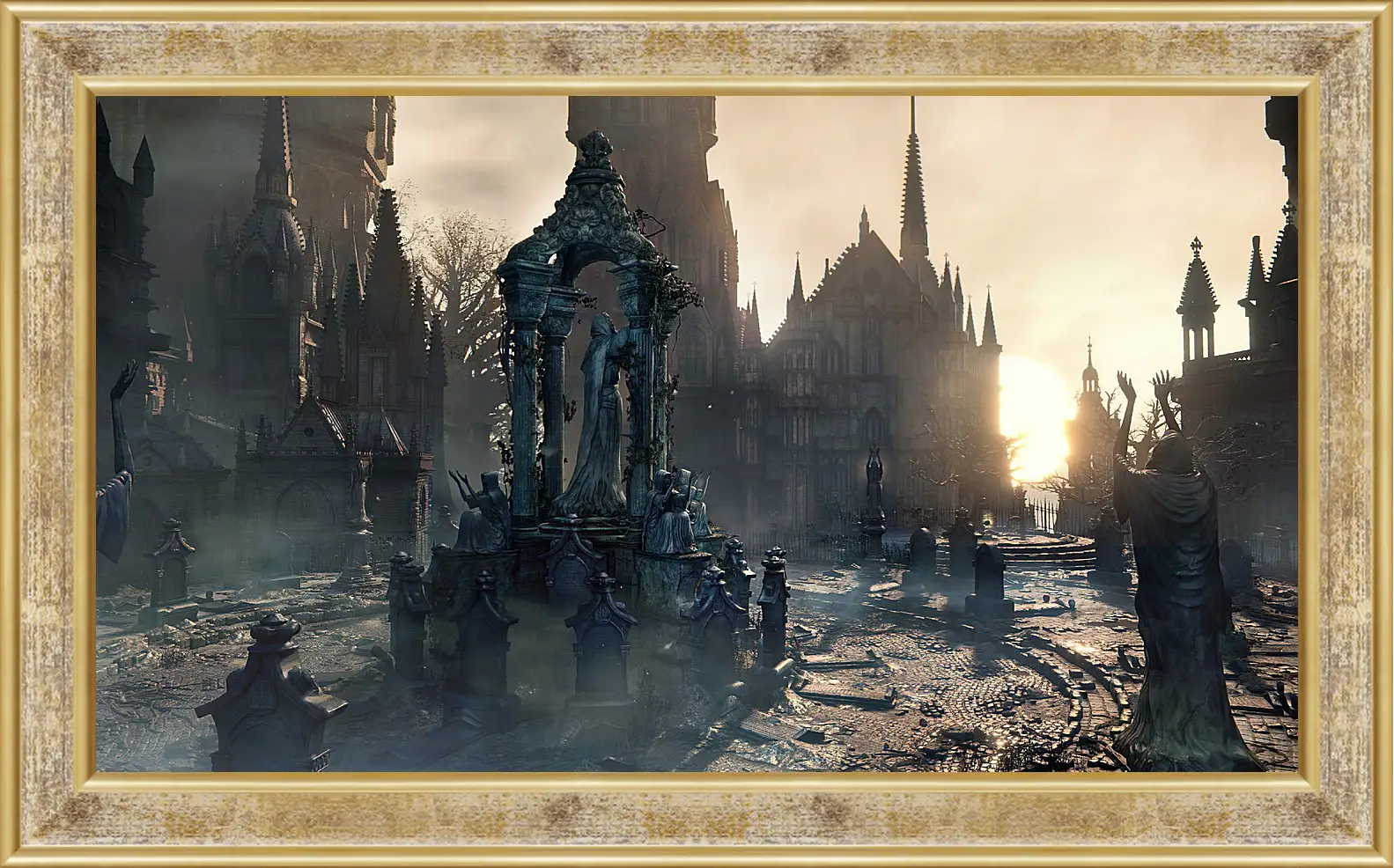 Картина в раме - Bloodborne
