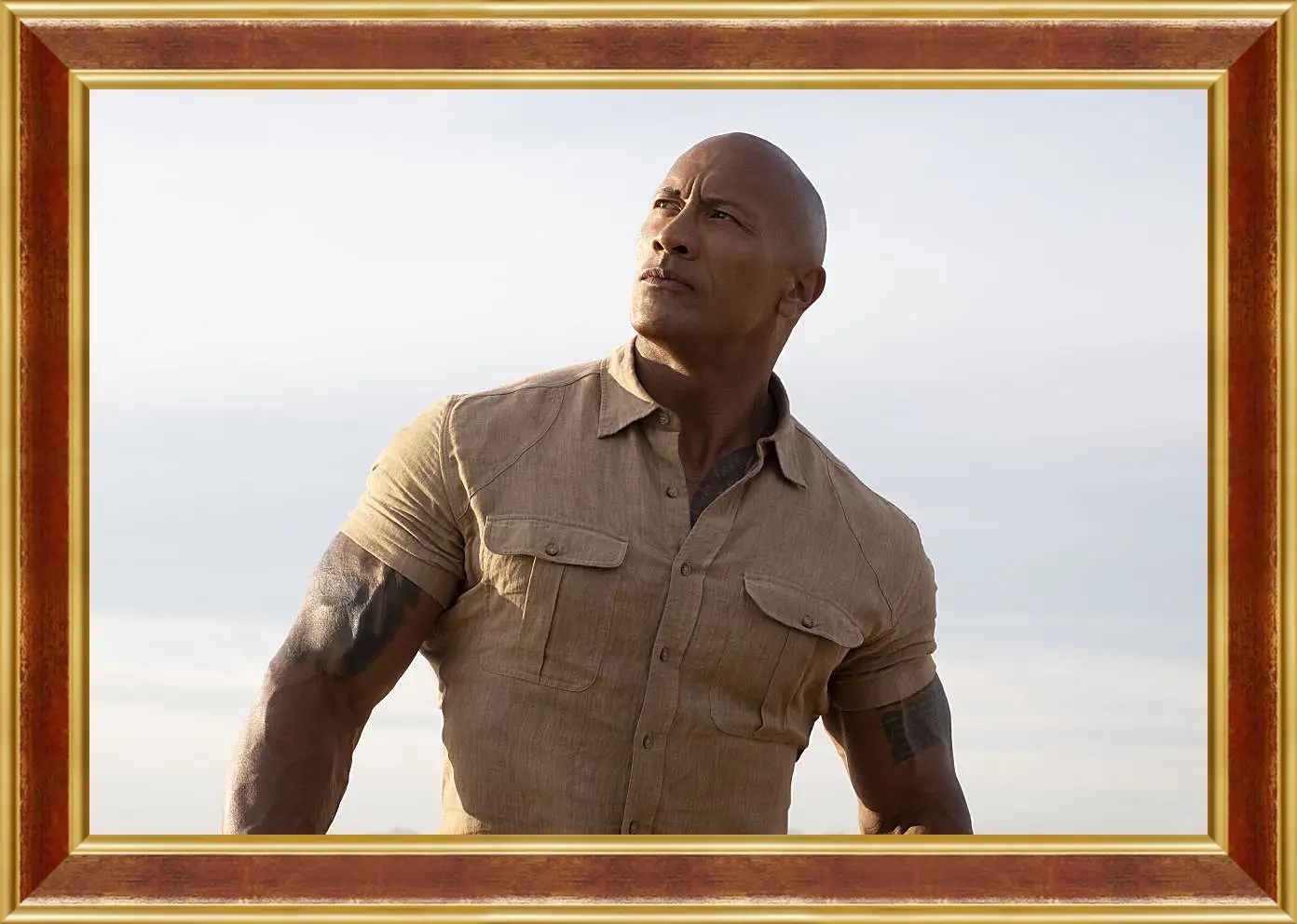 Картина в раме - Dwayne Douglas Johnson. Дуэйн Джонсон (Скала)