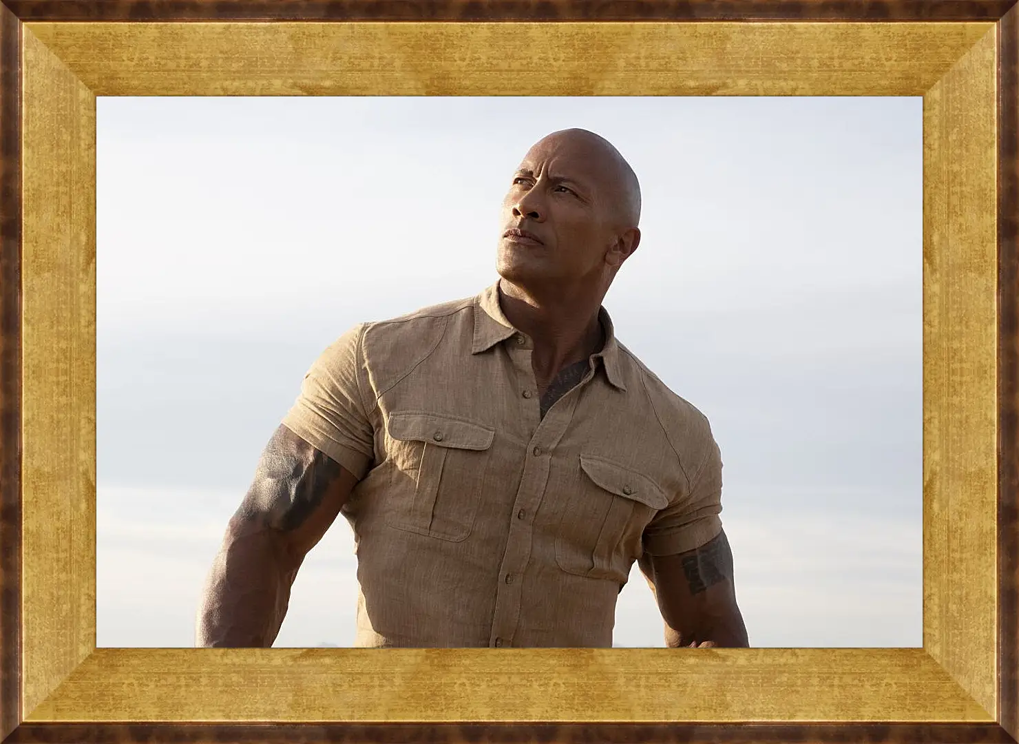 Картина в раме - Dwayne Douglas Johnson. Дуэйн Джонсон (Скала)