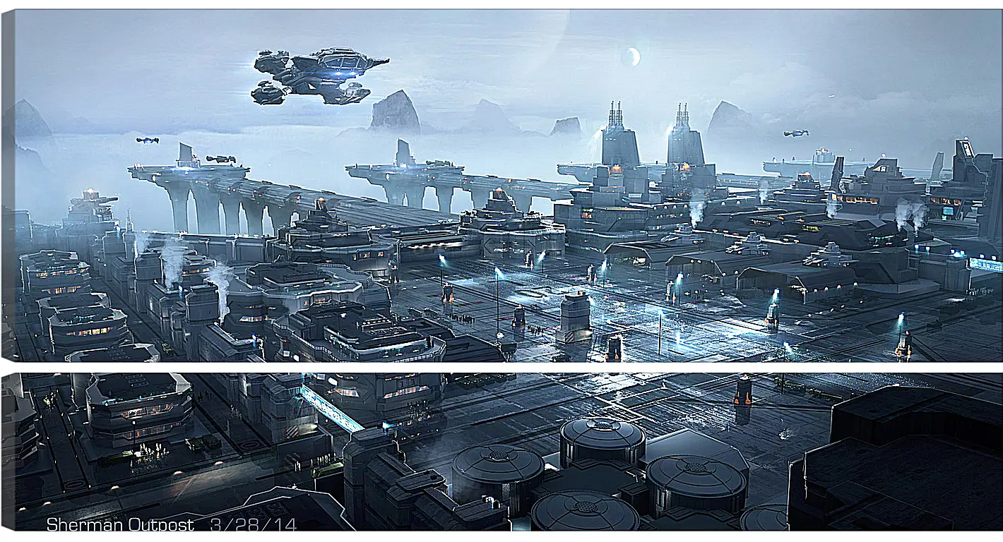Модульная картина - Star Citizen
