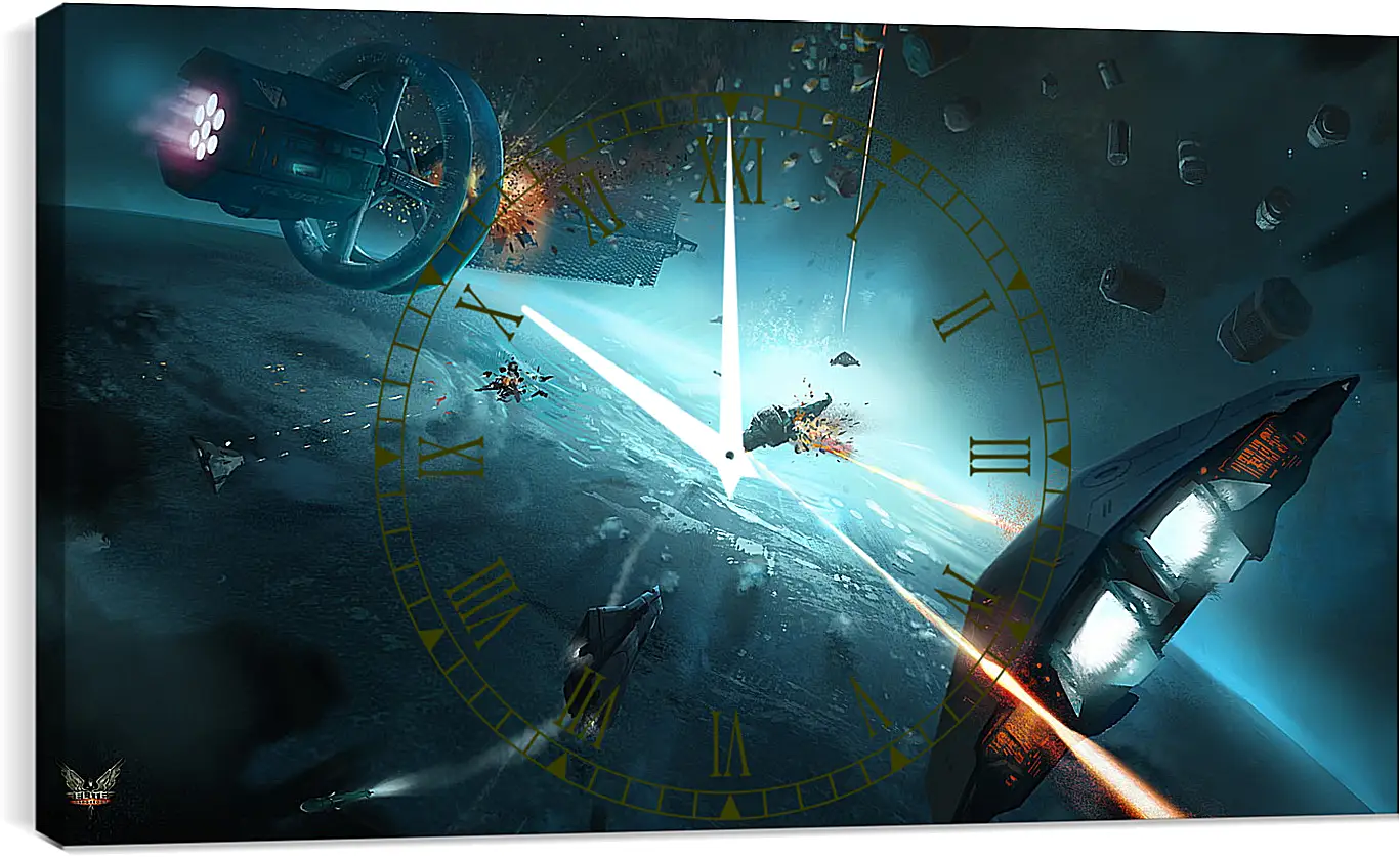Часы картина - Elite: Dangerous
