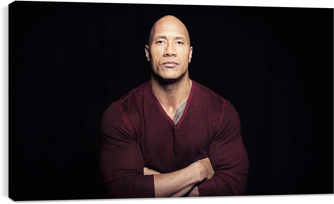 Постер и плакат - Dwayne Douglas Johnson. Дуэйн Джонсон (Скала)