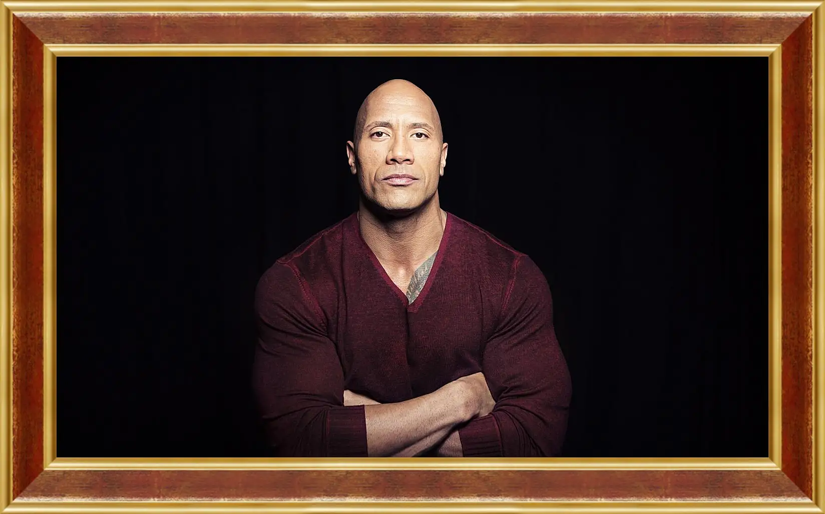 Картина в раме - Dwayne Douglas Johnson. Дуэйн Джонсон (Скала)