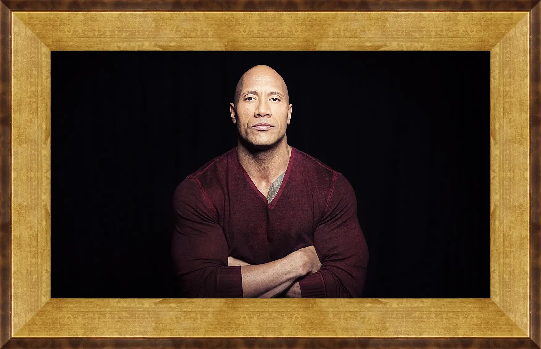 Картина в раме - Dwayne Douglas Johnson. Дуэйн Джонсон (Скала)