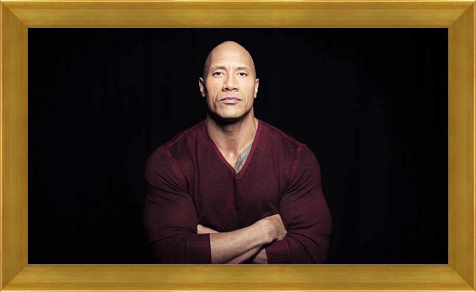 Картина в раме - Dwayne Douglas Johnson. Дуэйн Джонсон (Скала)