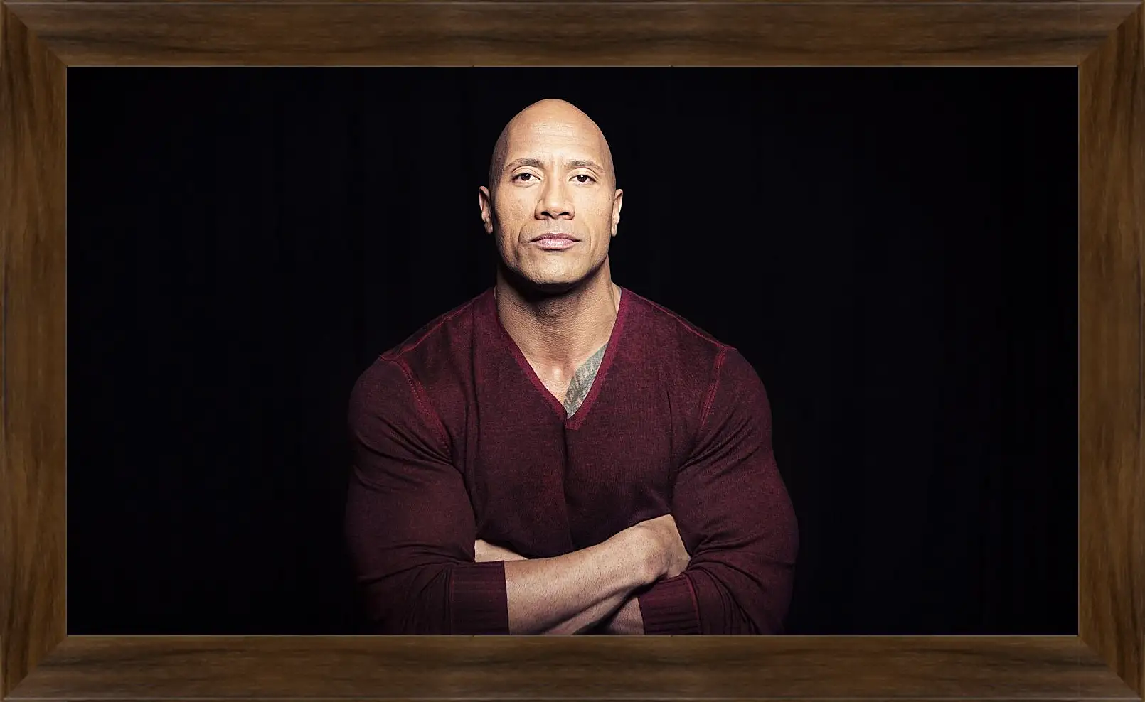 Картина в раме - Dwayne Douglas Johnson. Дуэйн Джонсон (Скала)