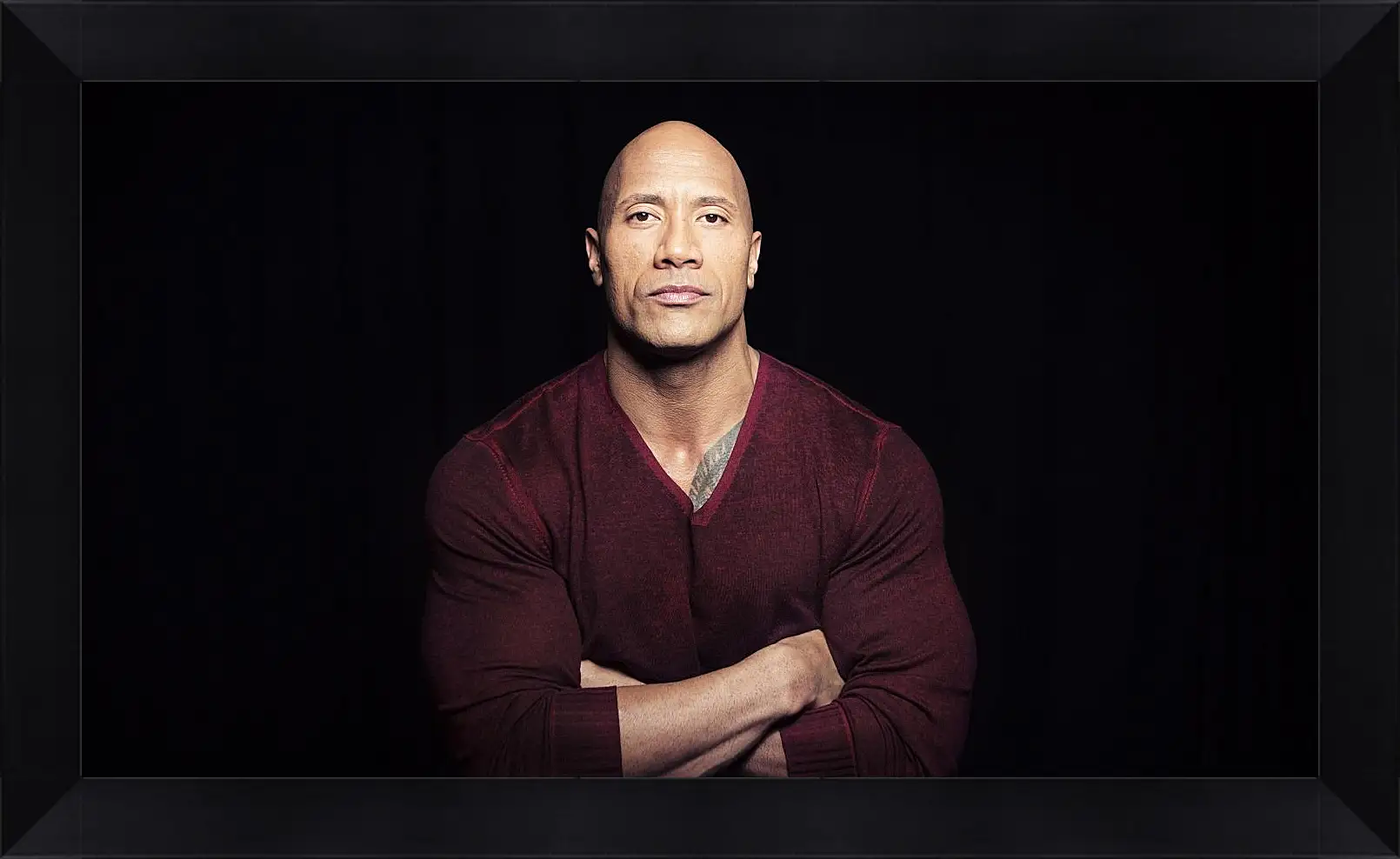 Картина в раме - Dwayne Douglas Johnson. Дуэйн Джонсон (Скала)