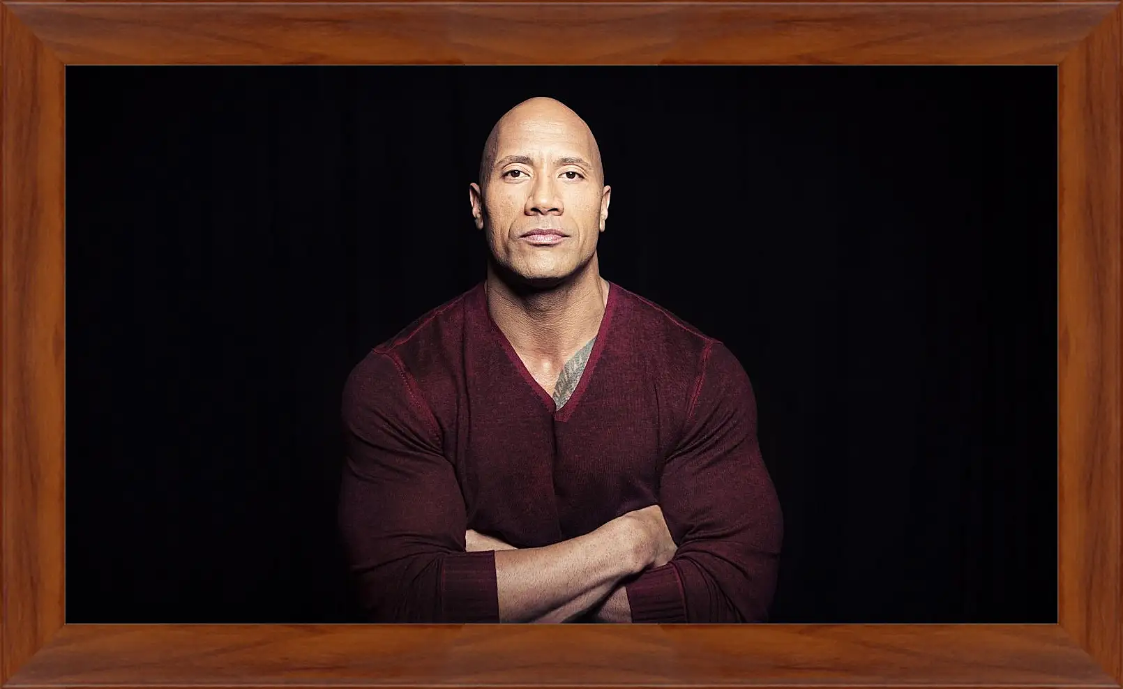 Картина в раме - Dwayne Douglas Johnson. Дуэйн Джонсон (Скала)