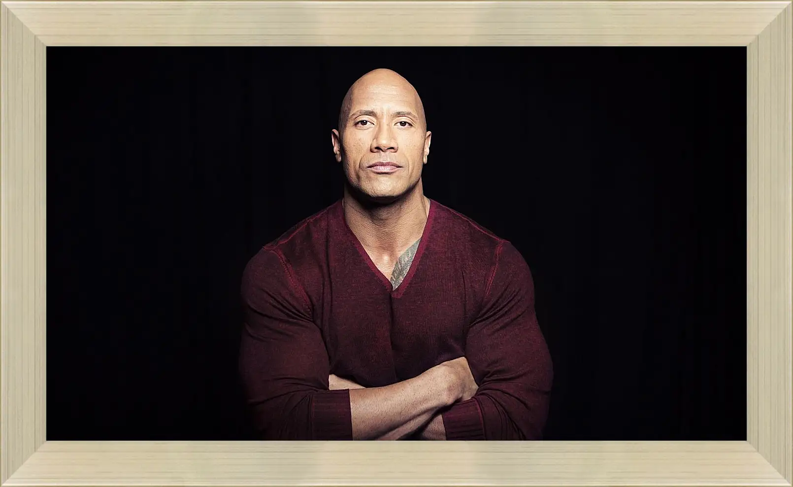 Картина в раме - Dwayne Douglas Johnson. Дуэйн Джонсон (Скала)