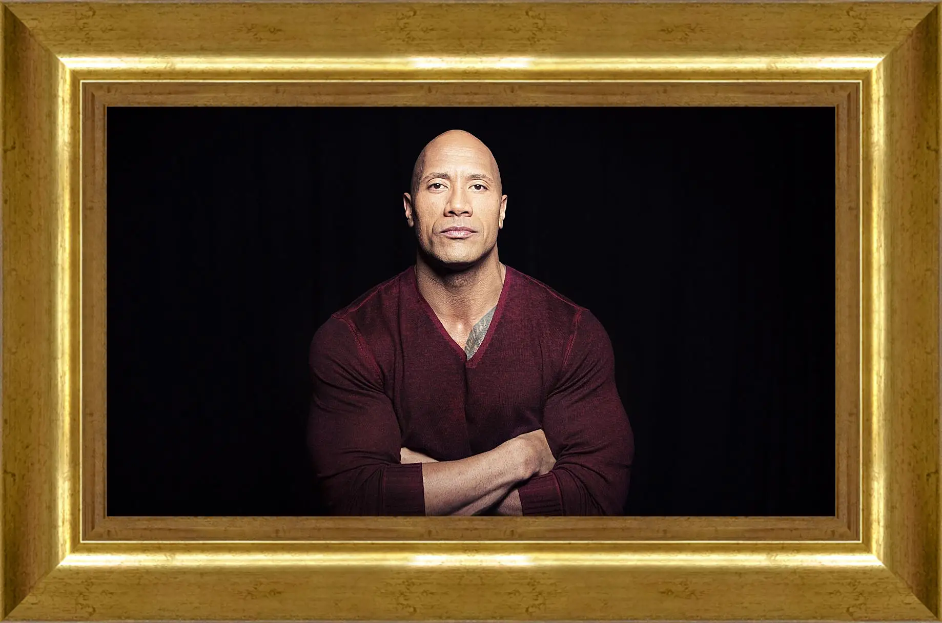 Картина в раме - Dwayne Douglas Johnson. Дуэйн Джонсон (Скала)