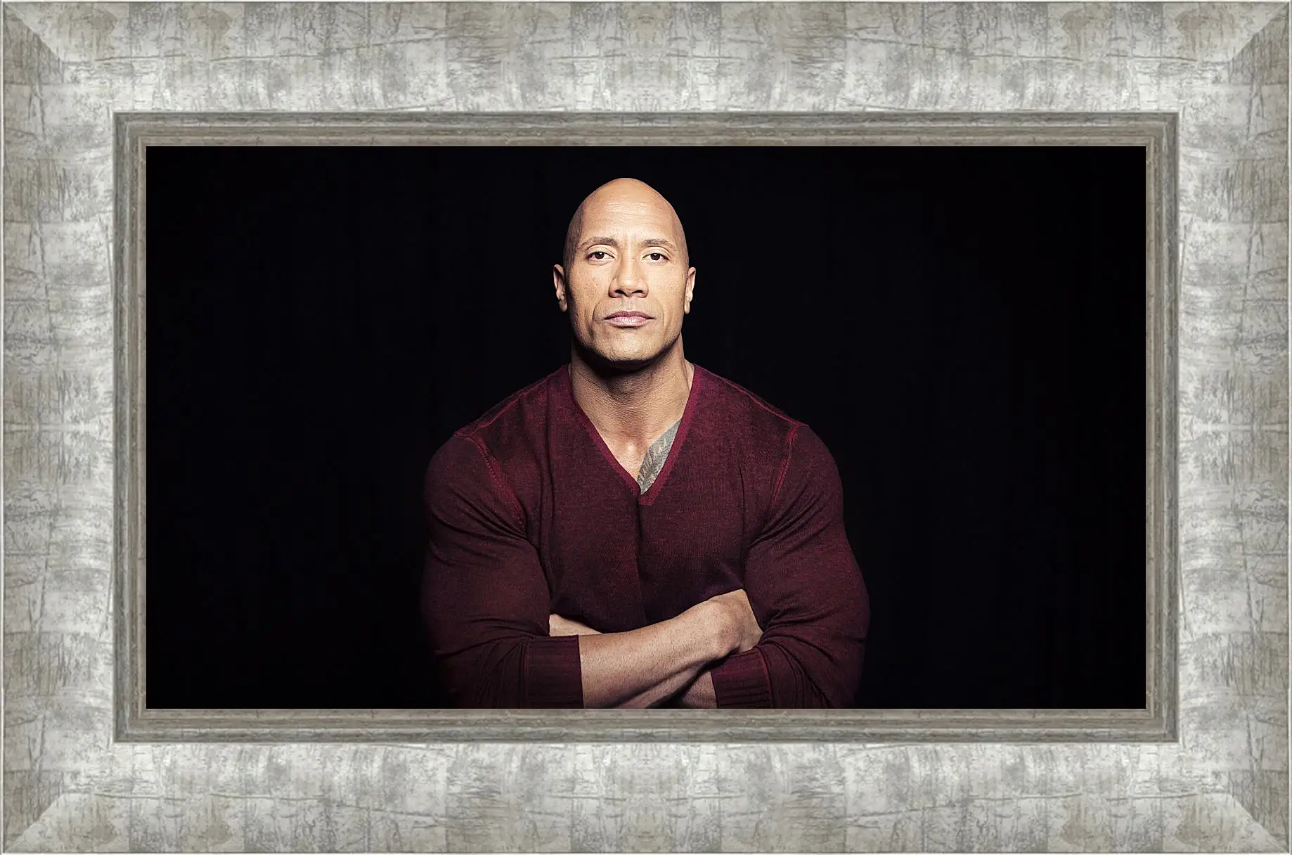 Картина в раме - Dwayne Douglas Johnson. Дуэйн Джонсон (Скала)