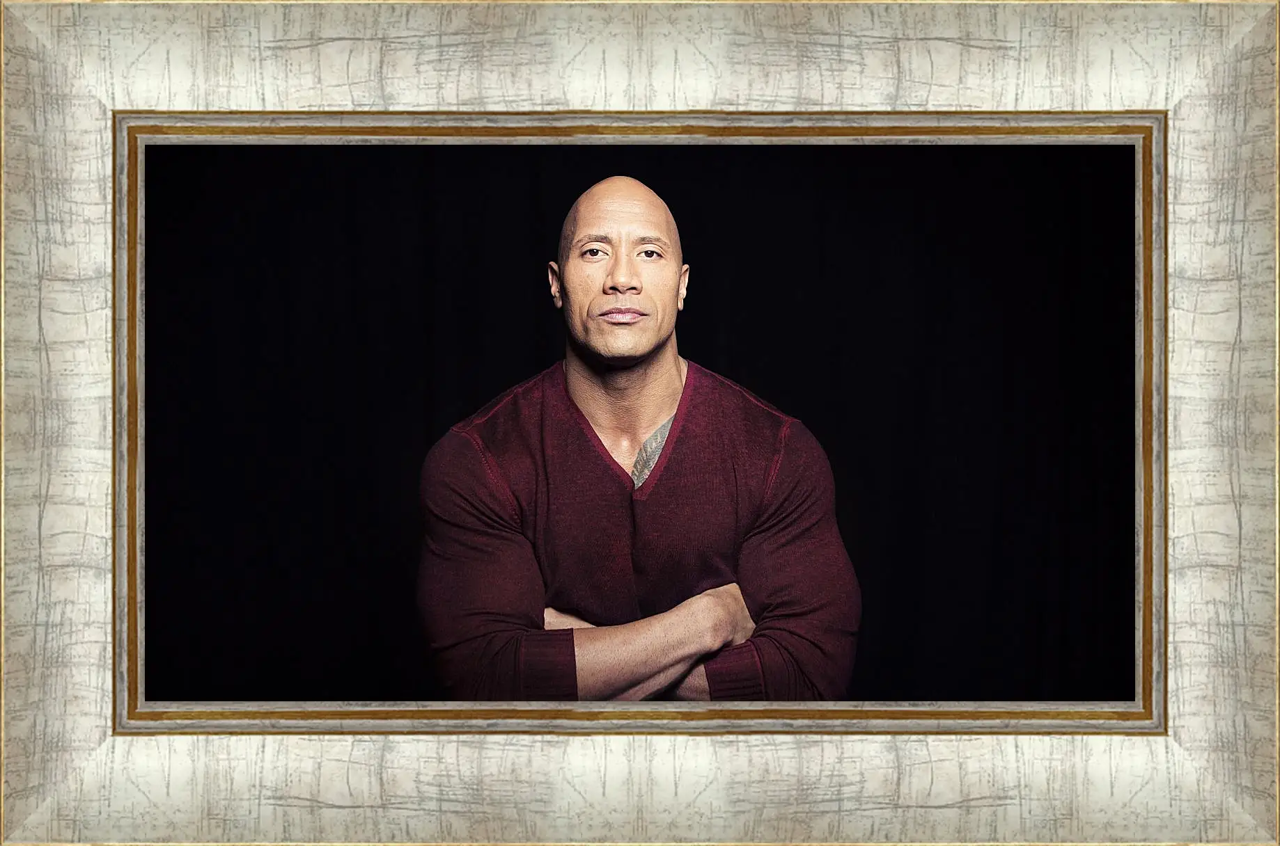 Картина в раме - Dwayne Douglas Johnson. Дуэйн Джонсон (Скала)