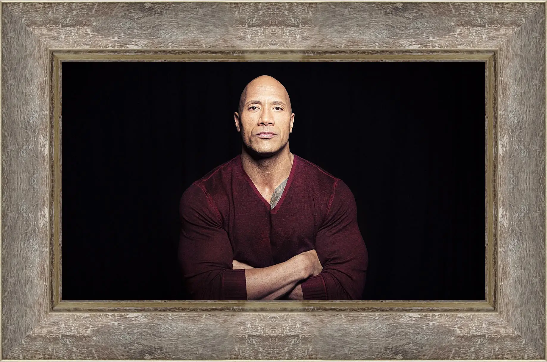Картина в раме - Dwayne Douglas Johnson. Дуэйн Джонсон (Скала)
