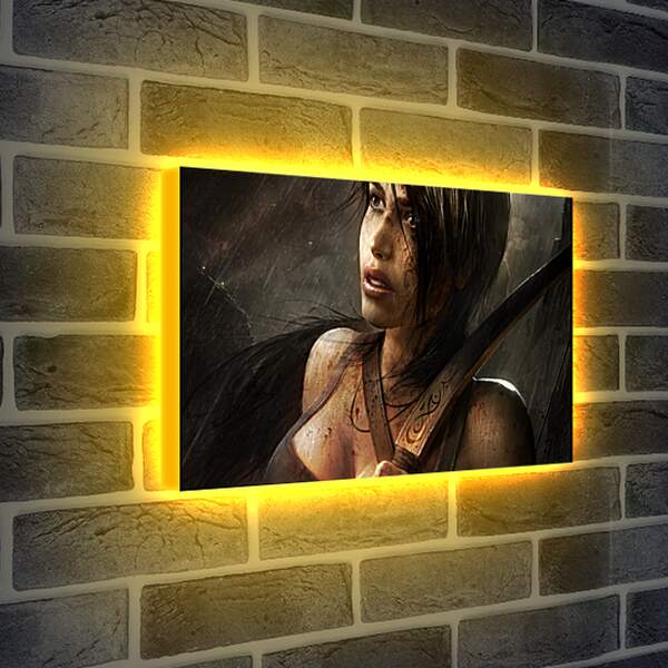 Лайтбокс световая панель - Tomb Raider (2013)