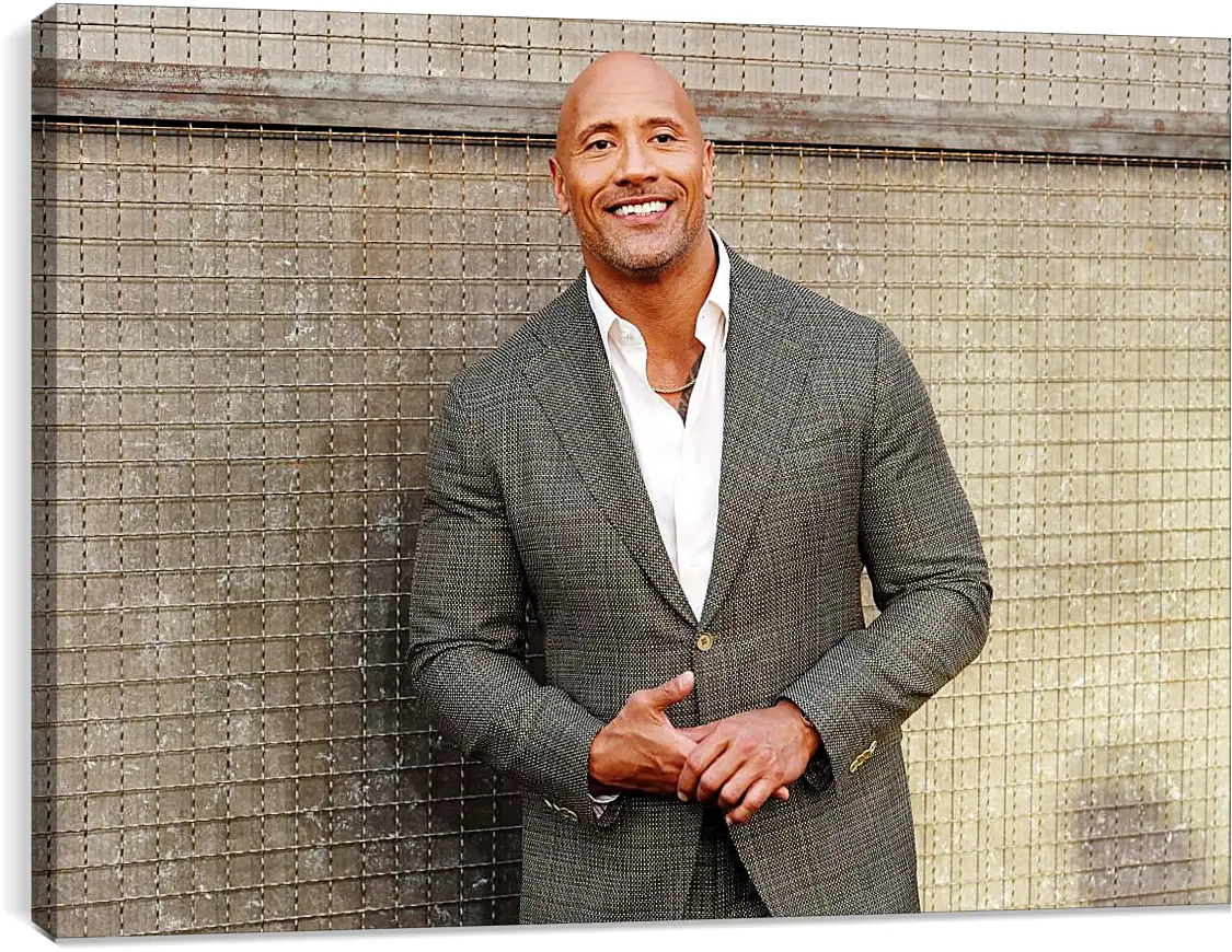 Постер и плакат - Dwayne Douglas Johnson. Дуэйн Джонсон (Скала)