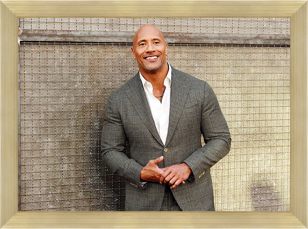 Картина в раме - Dwayne Douglas Johnson. Дуэйн Джонсон (Скала)