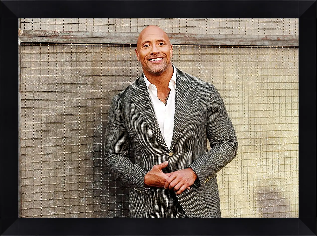 Картина в раме - Dwayne Douglas Johnson. Дуэйн Джонсон (Скала)