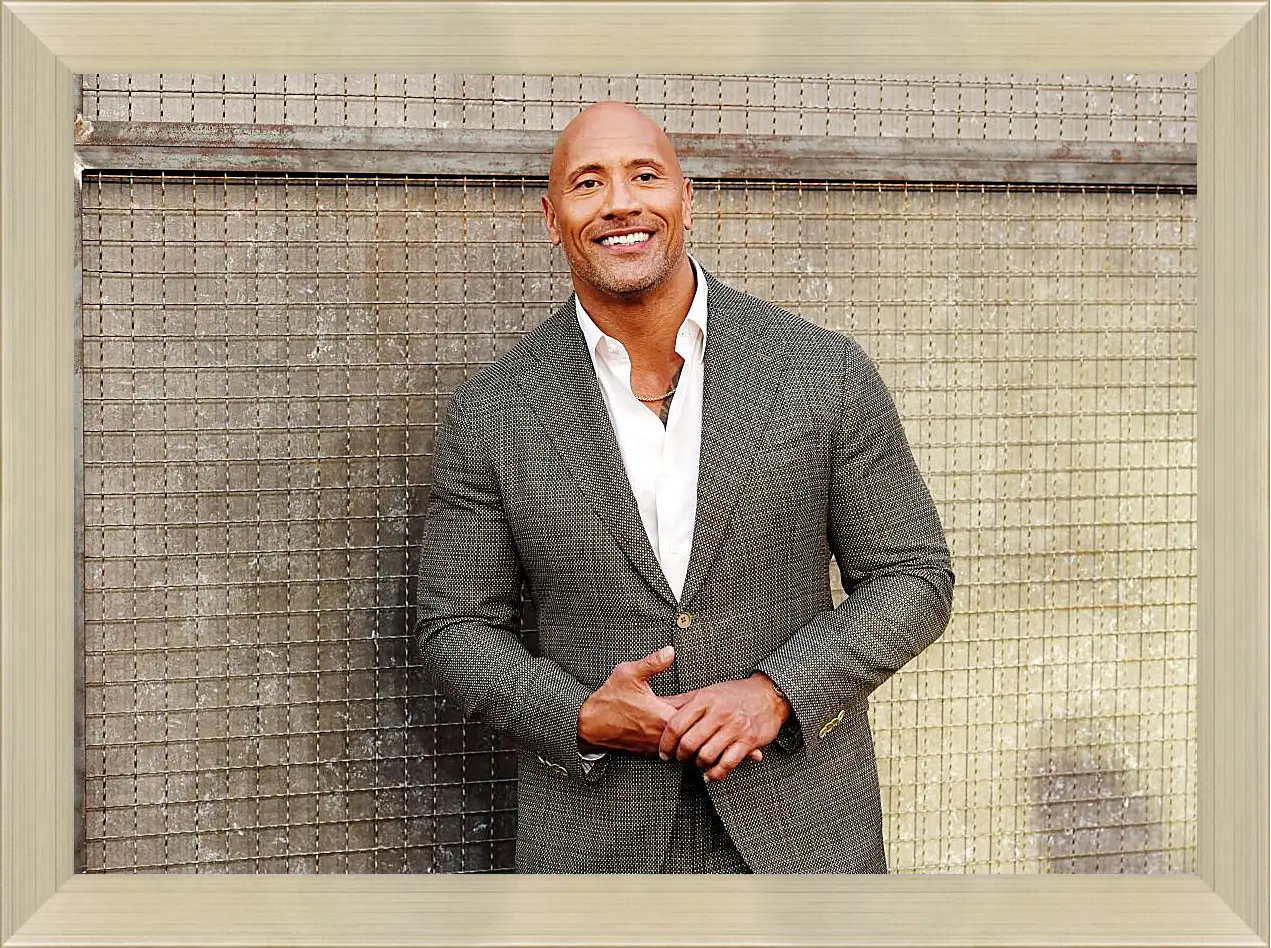 Картина в раме - Dwayne Douglas Johnson. Дуэйн Джонсон (Скала)