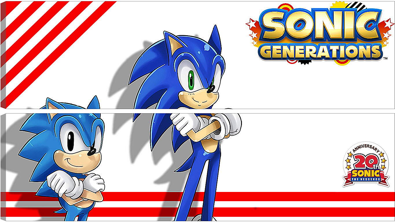 Модульная картина - Sonic Generations
