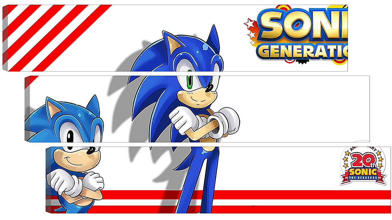 Модульная картина - Sonic Generations
