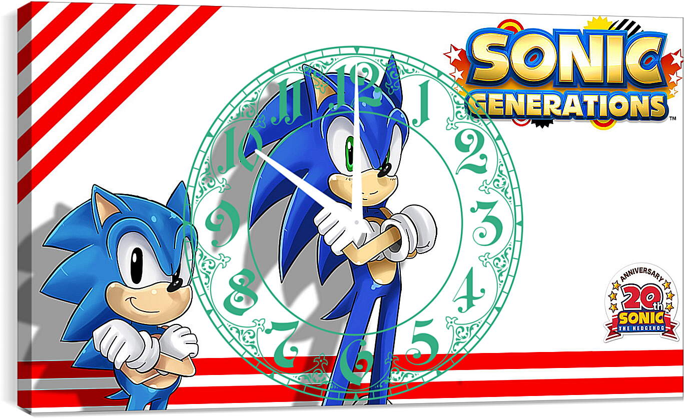 Часы картина - Sonic Generations
