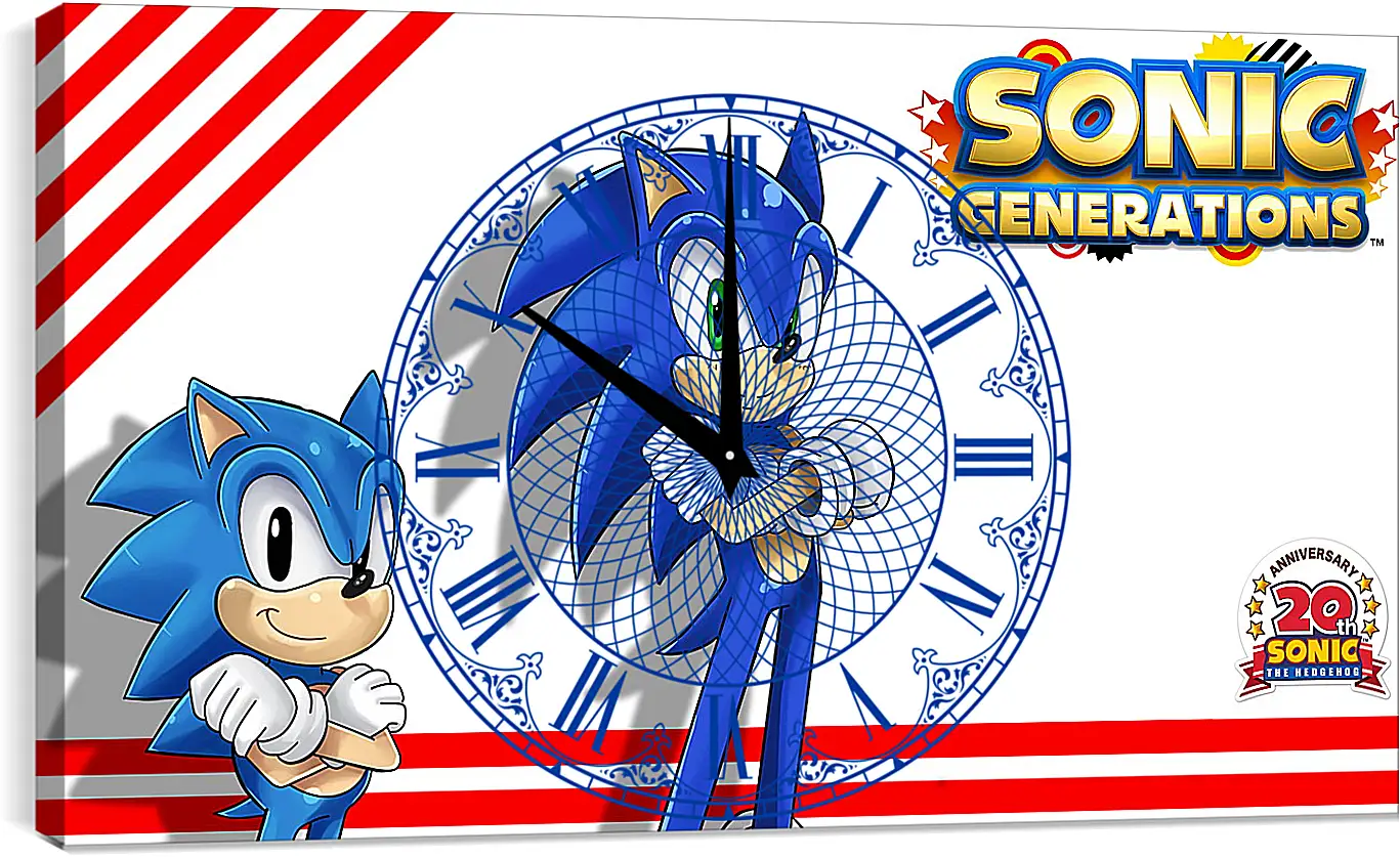 Часы картина - Sonic Generations
