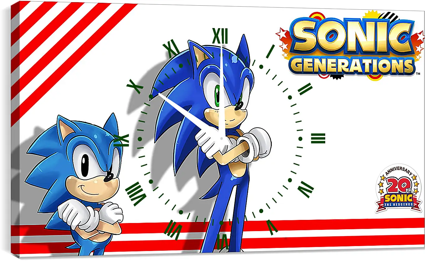 Часы картина - Sonic Generations
