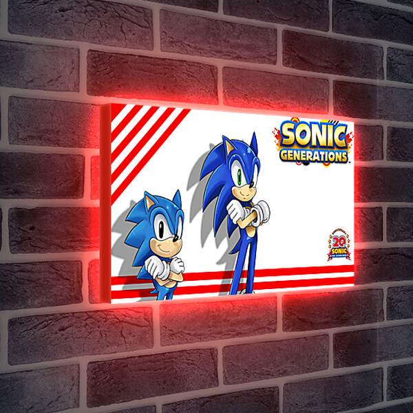 Лайтбокс световая панель - Sonic Generations
