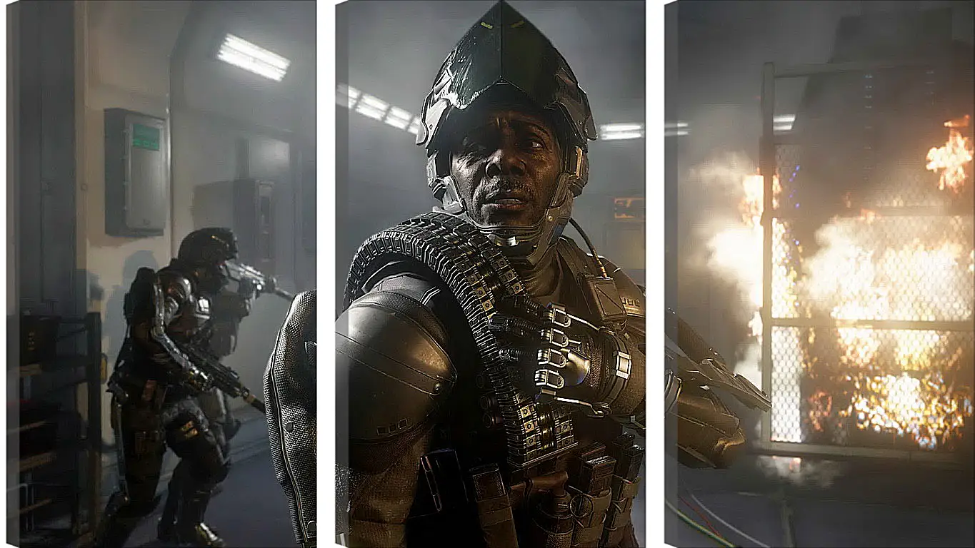 Модульная картина - Call Of Duty: Advanced Warfare