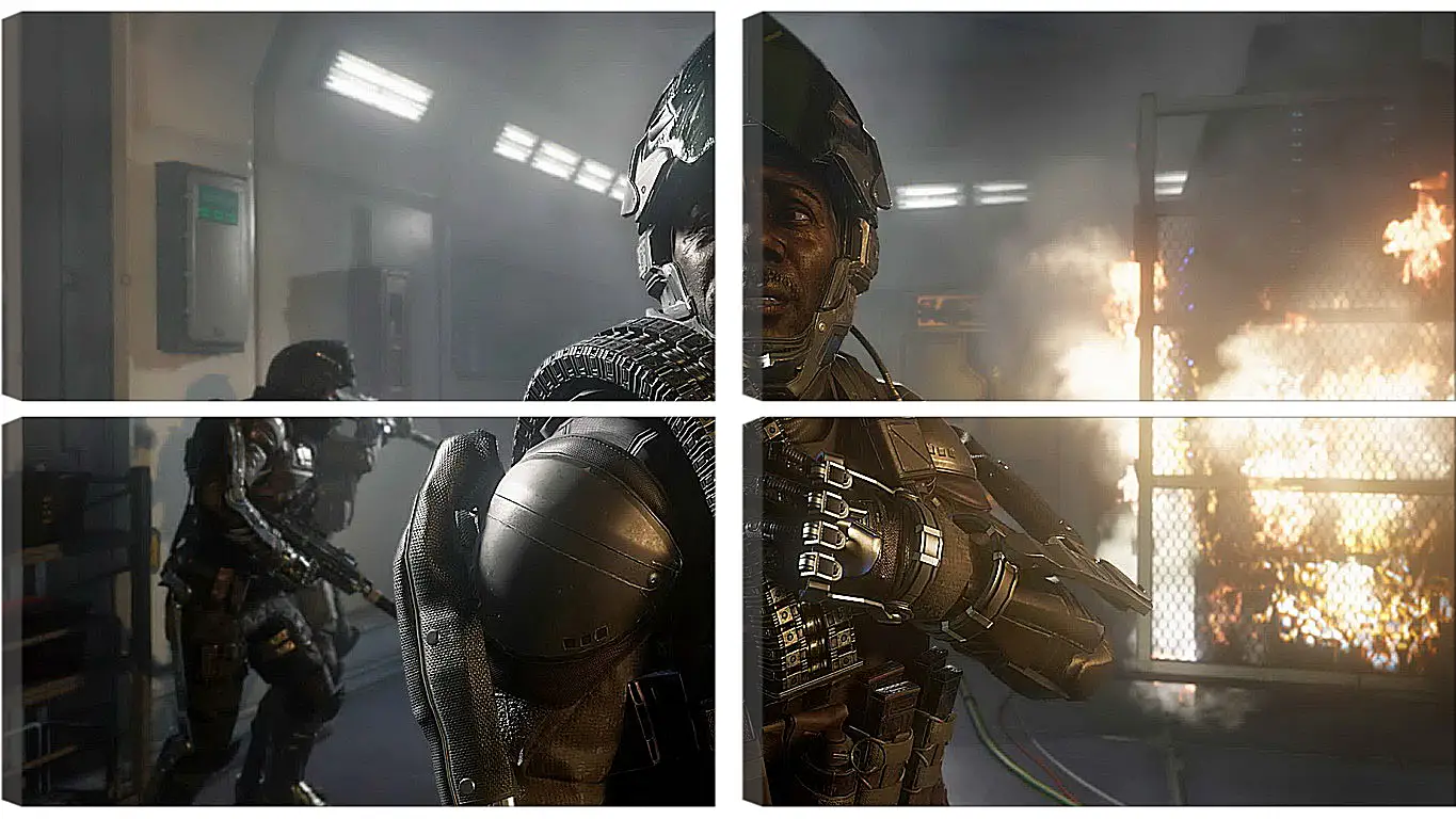 Модульная картина - Call Of Duty: Advanced Warfare