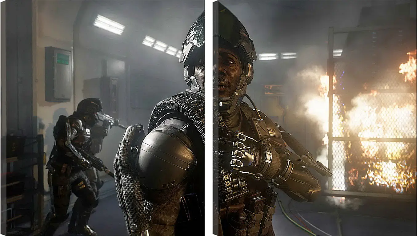 Модульная картина - Call Of Duty: Advanced Warfare