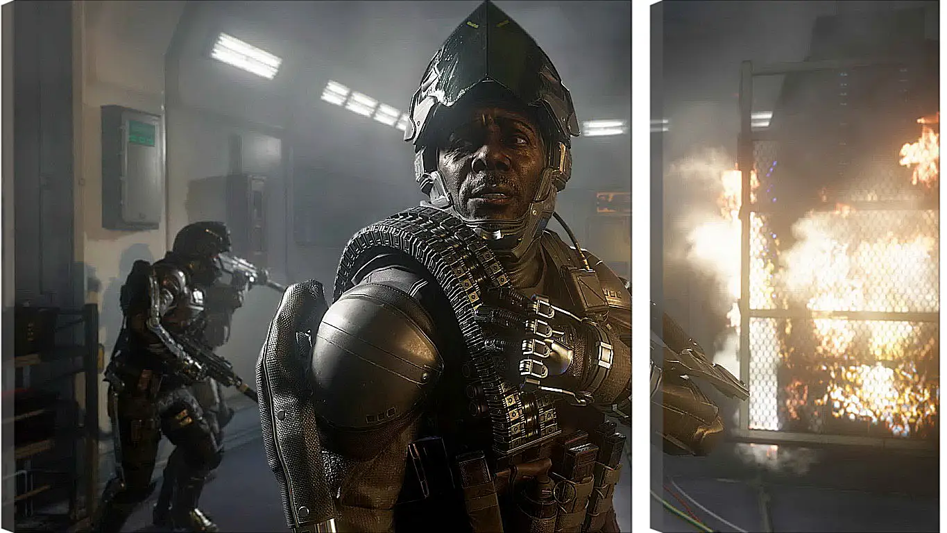 Модульная картина - Call Of Duty: Advanced Warfare