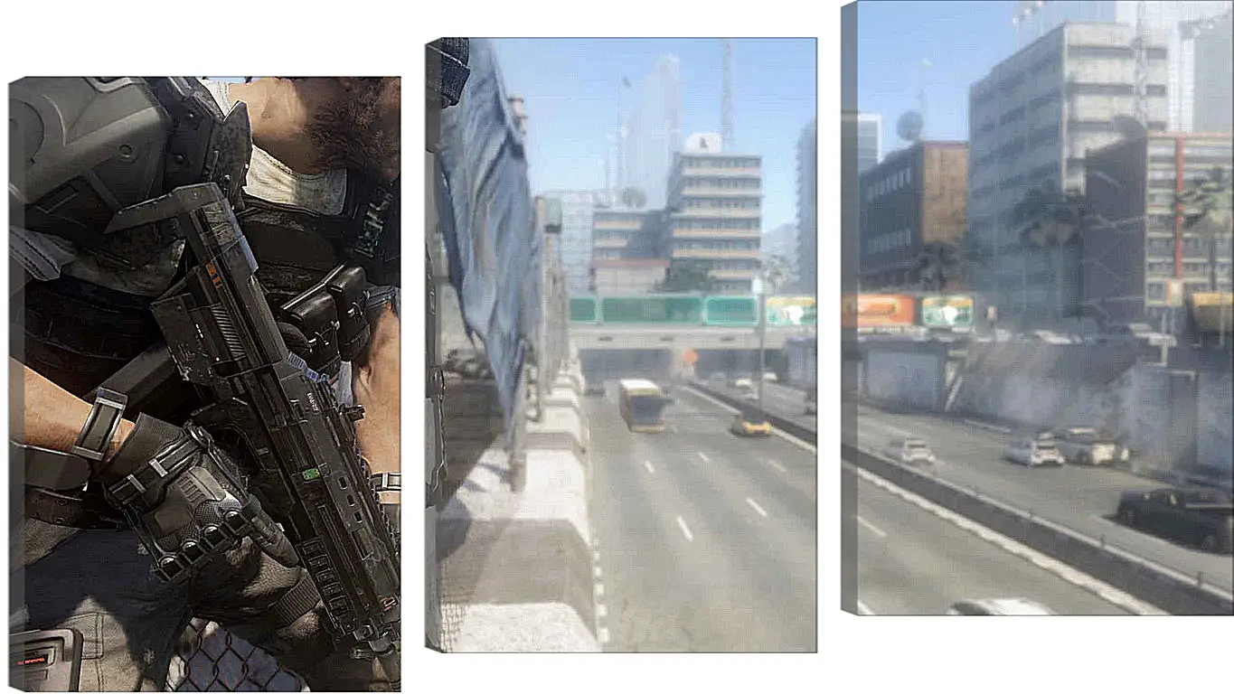 Модульная картина - Call Of Duty: Advanced Warfare