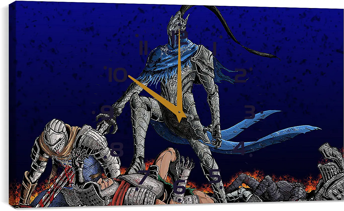 Часы картина - Dark Souls
