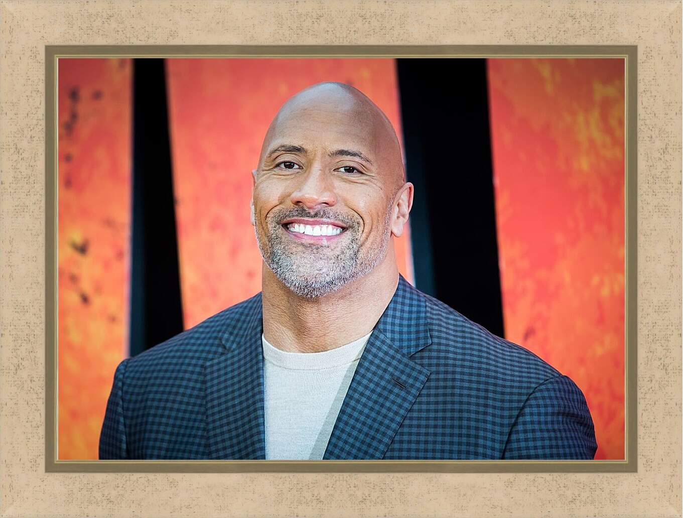 Картина в раме - Dwayne Douglas Johnson. Дуэйн Джонсон (Скала)