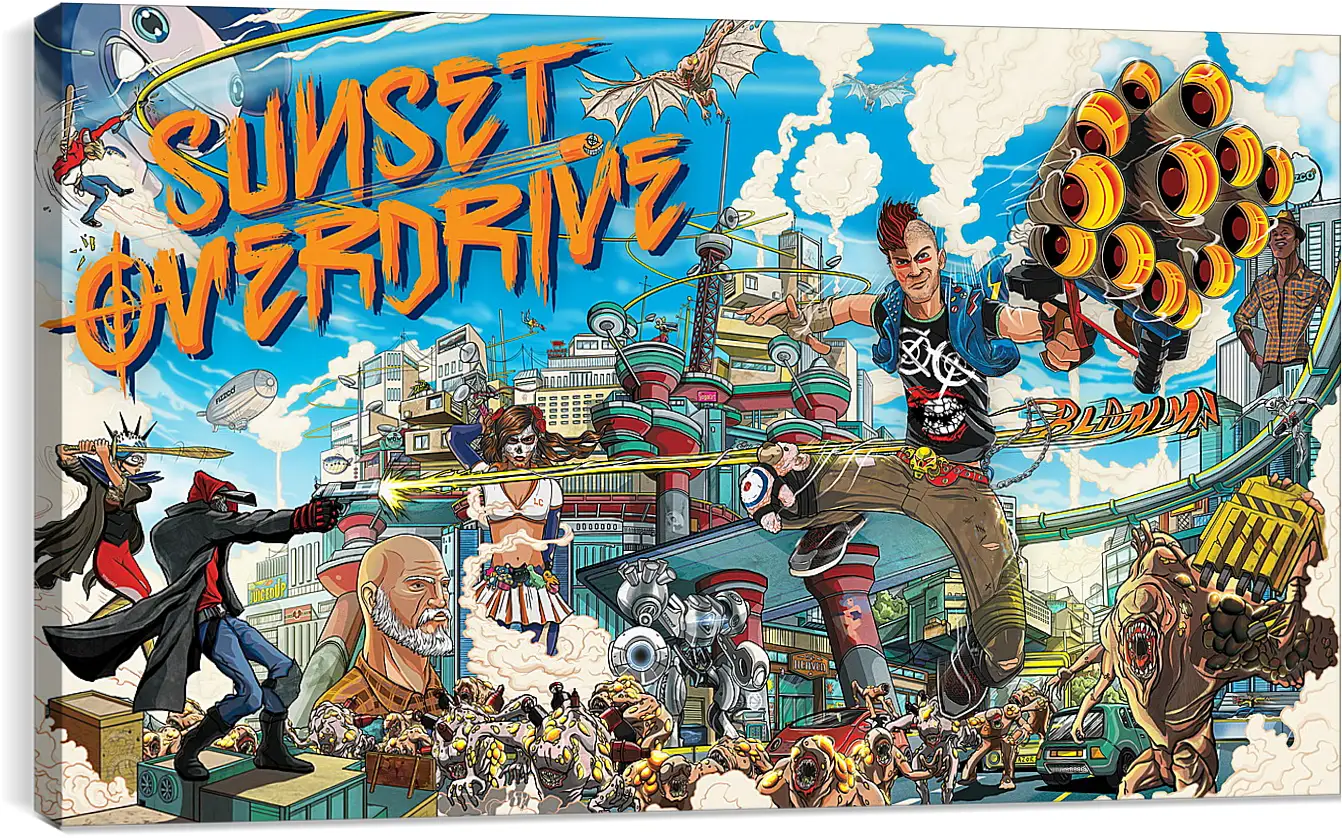 Постер и плакат - Sunset Overdrive
