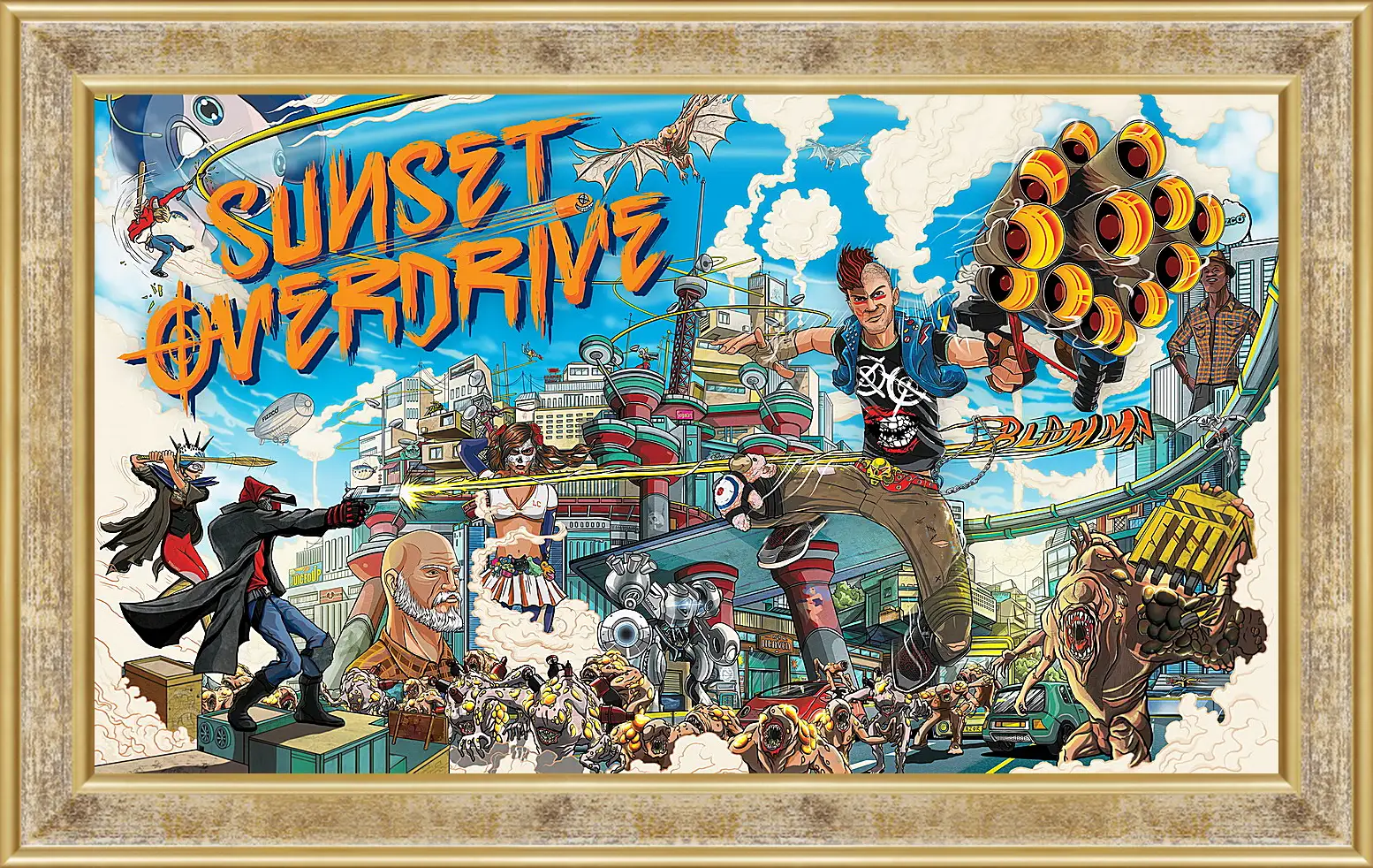 Картина в раме - Sunset Overdrive
