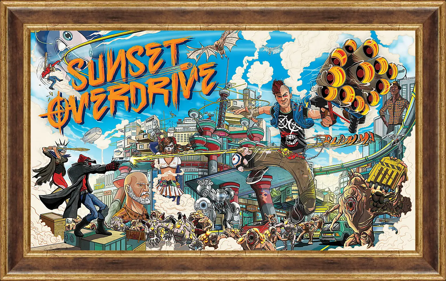 Картина в раме - Sunset Overdrive
