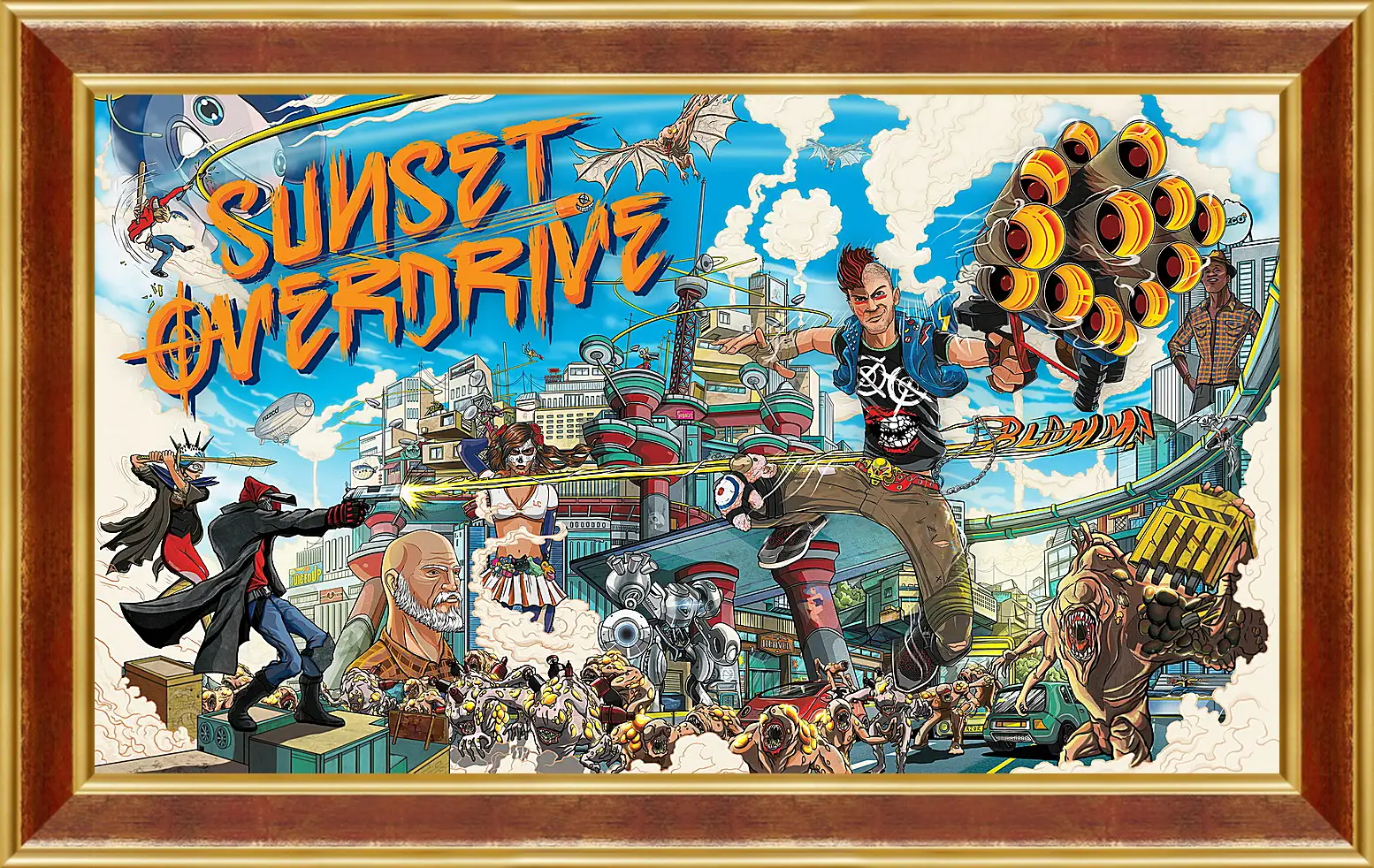 Картина в раме - Sunset Overdrive
